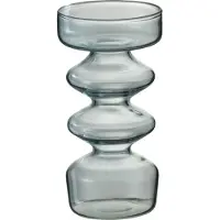 J-Line Vaas luna glas blauw small