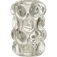 J-Line Theelichthouder bollie glas transparant
