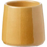 J-Line Bloempot rond keramiek oker extra small