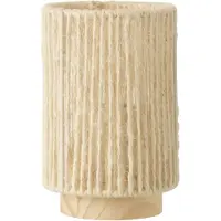 Jline Lamp led cilinder metaal/katoen naturel small