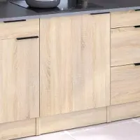 Parisot Keukenonderkast Fumay 60cm met 1 deur - eikdecor/betonlook