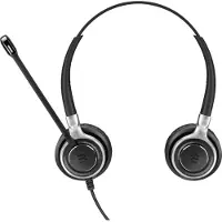 Epos IMPACT SC 662, Kabel, Geschikt voor kantoor/callcenter, 50 - 18000 Hz, 95 g, Hoofdtelefoon met microfoon, Zwart, Zilver
