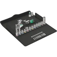 Wera 8100 SB 2 Zyklop Speed-Knarrensatz 05004175001 Dopsleutel-bitinzetset 3/8 27-delig