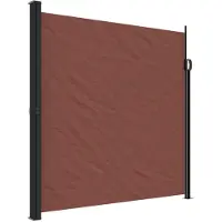 vidaXL Windscherm uittrekbaar 200x600 cm bruin