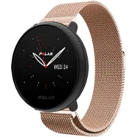 Strap-it Luxe Milanese bandje - geschikt voor Polar Ignite / Ignite 2 / Ignite 3 / Unite / Pacer - rosé goud