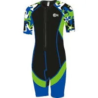 Beco Wetsuit - Zwart/Blauw/Groen - - 12 jaar (152) - Wetsuits