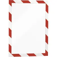 Durable 4944132 Magnetisch frame Rood, Wit (b x h) 238 mm x 324 mm DIN A4