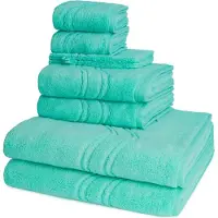 Ross Dames en Heren 2 X Washand 2 X gasten- 2 X douche- 2 X handdoek in een set Cashmere feeling
