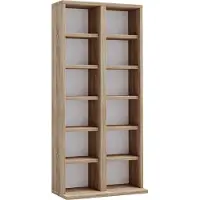 VCM Milano wandkast 12 vakkenSonoma eiken decor.