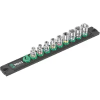 Wera A 4 Zyklop 05005400001 Dopsleutelset Inch 1/4 9-delig