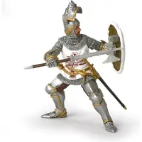 Papo 39947 Germaanse Ridder MEDIEVALSE-FANTASIE Beeldje, Veelkleurig