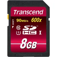Transcend Ultimate SDHC-kaart Retail 8 GB Class 10, UHS-I
