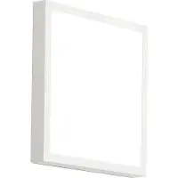 Orion LED-wandlamp Vika, wit / opaal, Woon-/ Eetkamer, Aluminium, Modern, LED plafondlamp