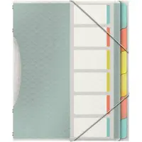 Esselte Colour'Breeze sorteermap, polypropyleen, ft A4, 6 tabs, assorti