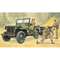 Wittmax 0314 Jeep - WWII Willys MB - Schaal 1:35 - Militair Voertuig Modelbouwset