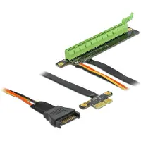 DeLOCK Riser Card PCI Express x1 to x16 with flexible cable 80 cm