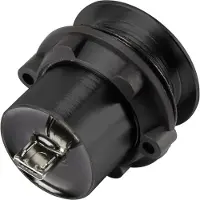 TRU COMPONENTS Micro USB-01-BK Micro-USB-inbouwbus 2.0 Bus, inbouw Micro-USB-A-bus naar micro-USB-B-stekker Inhoud: 1 stuk(s)