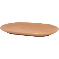 Broste Copenhagen Shape bord camel - W22,5XL36XH2,8CM