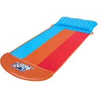 Bestway H2OGO! Tsunami Splash Ramp Drieglijbaan - 16 ft, Blauw/Oranje/Rood