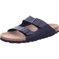 Rohde Grado Herrenschuhe Hausschuhe Pantolette Schwarz Freizeit