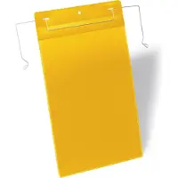 Durable Documententassen met draadbeugel, B 210 x H 297 mm (A4 staand), 50 st., geel