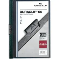 Durable DuDurable Duraclip 60, Clip File voor 1-60 Vellen A4 - Donkergroen