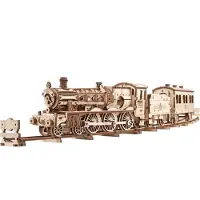 Ugears 3D Modelbouw - Hogwarts Express - Harry Potter - Mechanisch Bouwpakket Hout - Educatief Speelgoed