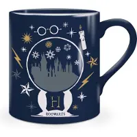 Half Moon Bay Harry Potter - Kasteel van Zweinstein met Kerstmis - Mok - Blauw - 400ml