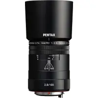Pentax HD DFA 100 Macro f/.2.8 ED AW Zwart