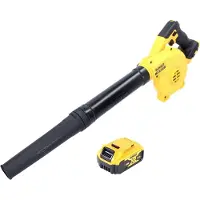 DeWalt Bladzuiger + bladblazer, DCV 100 N Accu blazer 18V + 1x accu 5,0Ah - zonder lader (Oplaadbare batterij, Bladblazer)