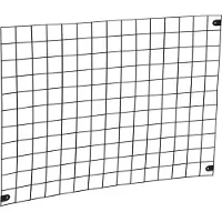 En.casa Wandrek Sæby industrieel metaal 75x55 cm zwart