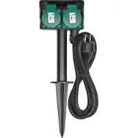 Heitech HEI Gartensteckdose m.Erdspieß