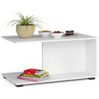 Akord Salontafel Koffietafel MARGO / Furniture Factory / Wit / 90 x 45 x 50 cm