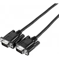 Exertis Connect SVGA Monitorkabel "Eco", 15pol HD D-Sub St./St., 3.0 m, schwarz Preisgünstiges Monitorkabel für Stan