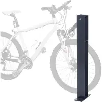 MCW Fietsenrek -G20, fietsstandaard leunbeugel, gegalvaniseerd staal outdoor poedercoating 96x24x10cm ~ antraciet