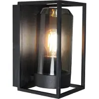 Nordlux wandlamp buiten E27 | Griffin | IP44 | Smoked