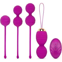 EasyToys Kegelbal Set Met Afstandsbediening - Paars