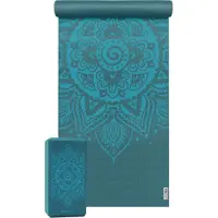 Yogistar Yoga-Set Starter Edition - spiral mandala (Yogamatte + 1 Yogablock)
