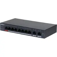 Dahua CS4010-8ET-110 10-poorts cloudbeheerde desktop switch met 8-poorts PoE