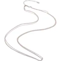 Behave - Ketting - Wit – 3 Lagen Gourmet Schakels – 80 cm (+ 8 cm verlengketting)