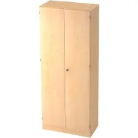 Hammerbacher Matrix Archiefkast Gemelamineerde spaanplaat 4 Planken Afsluitbaar 800 x 420 x 2.004 mm Ahorn Bruin