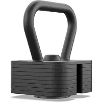 Zipro SQUARE 19kg - Verstelbare Kettlebell Staal - Snel Gewichtswisselsysteem - Compact - Fitness Gewicht