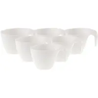 Villeroy & Boch Multipack Villeroy & Boch Flow ontbijtbeker - 6 stuks, Kopje, Wit