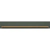 Hioshop Stanton wandkast wandplank groen, eik decor.