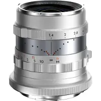 Thypoch Full-frame Simera 28mm F/1.4 voor Canon RF mount, zilver