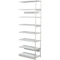 Kerkmann Complete stelling PROGRESS 500 T, aanbouwsectie, zonder achterwand, H 2600 x B 950 x D 440 mm