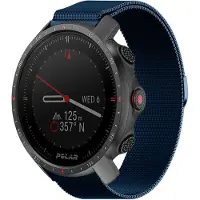 Strap-it Milanees smartwatch bandje - geschikt voor Polar Vantage M / M2 / M3 / Vantage V3 / Grit X / Grit X Pro / Grit X2 Pro - blauw