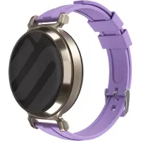Strap-it Siliconen smartwatch bandje 14mm - Lichtpaars flexibel horlogebandje geschikt voor de Garmin Lily 2 (niet de eerste versie)