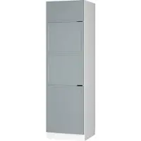 Vicco Fame-Line Koelkast ombouwkast – 60 cm Licht blauw-grijs
