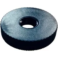 Furniture Legs Europe Steldop zwart rond Ø 3 cm en hoogte 0,5 cm van kunststof (M10) - 4 stuks